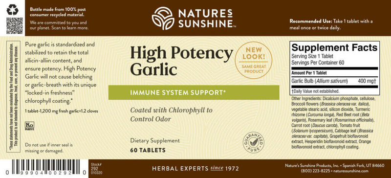 Garlic, High Potency SynerPro