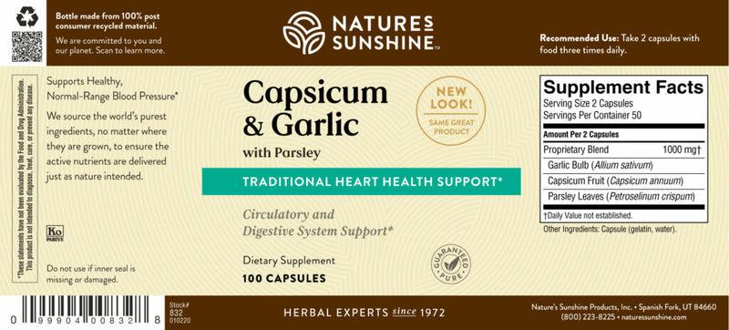 Capsicum & Garlic  with Parsley