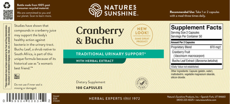 Cranberry & Buchu Concentrate
